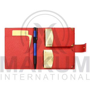 MAKUM INTERNATIONAL Baraja de Cartas de Una Sola Cara con Imán, Estuche Duradero de Cuero PU Ecológico, Caja Desmontable para Bridge y Póker - Product Image 2