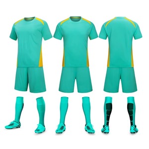 Men Soccer Jersey <b>Red</b> Short Sleeve Crew Neck Sublimated Moisture Wicking Athletic Fit Team Number 8 Uniform Set - Product Image 3