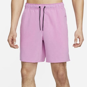 Pantalones Cortos Deportivos de Lona con Bordado Personalizado, Cintura Elástica, 100% Poliéster, Estilo Deportivo, Venta al Por Mayor para Hombre - Product Image 1