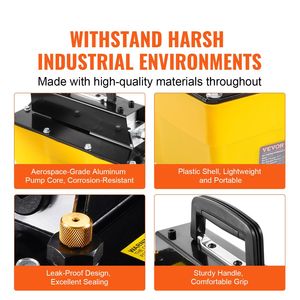 Pompa Idraulica ad Aria 10.000 PSI con Serbatoio da 0,61 Galloni, Uscita Olio NPT 3/8, Ingresso NPT 1/4 - Product Image 6