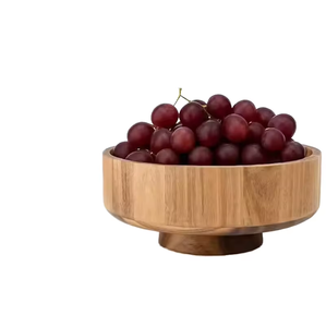Tazón de Madera Sólida de Alta Calidad, Diseño Artesanal Ecológico, Ideal para Frutas - Product Image 3