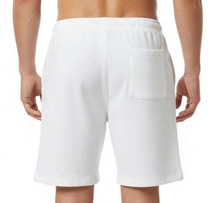 Shorts de survêtement vintage en coton French Terry pour hommes avec cordon de serrage, logo imprimé en relief, respirants, style streetwear personnalisé - Product Image 5