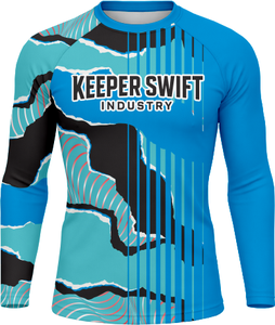 Équipement d'entraînement de combat de bonne qualité, rashguard personnalisé pour hommes, rashguard MMA à prix raisonnable - Product Image 2