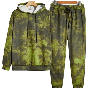 XL Unisex Customizable <b>Tie</b>-<b>Dye</b> Tracksuit Eco-Friendly Breathable Hooded Gym Sportswear From Pakistan for Winter Sports - Product Image 1