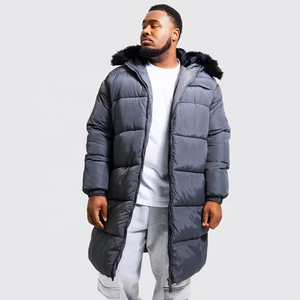 Women's Long Puffer Jacket Cow Skin Hood Breathable Winter Warm Heavyweight Autumn/Winter Season <b>Polyester</b> <b>Filled</b> Quilted Nylon - Product Image 1