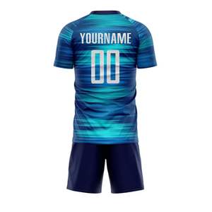 Proveedor Directo de Fábrica, Camisetas de Fútbol para Adultos, MOQ Bajo, Diseño Personalizado por Transferencia de Calor, Uniforme de Fútbol con Impresión, Servicio OEM ODM - Product Image 2