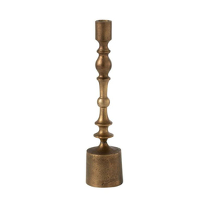 Ensemble de 3 porte-bougies en laiton fin et élégant, style moderne, couleur or, pour la décoration de la maison - Product Image 4