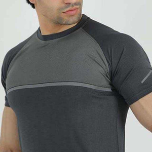 Ensemble personnalisé pour homme : T-shirt à épaules tombantes et short, 100 % coton, coupe courte et ample, en tissu tricoté épais - Product Image 5