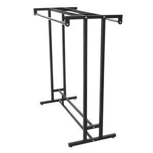 Handmade Heavy Duty Steel Clothes <b>Rack</b> with Premium Powder Coated Finish and Custom LogoSingle Tier Iron <b>Storage</b> Basket <b>Wall</b> - Product Image 4