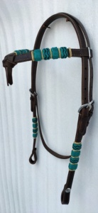 Brida Western de Cuero Resistente para Uso Ecuestre, Tamaños Full/Cob, Se Acepta Logotipo Personalizado - Product Image 2