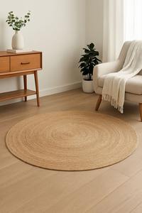 Alfombra Ovalada de Pelo Alto a Rayas, Hecha a Mano, Reversible, Lavable, Apta para Mascotas, Antideslizante, de Proveedor Local de BD - Product Image 5