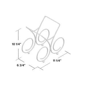 Support à bouteilles de vin artistique contemporain pour intérieurs, élégant support à bouteilles en métal pour comptoirs de restaurants, Zahid Exports - Product Image 3