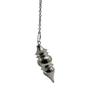 Pendentif Feng Shui en forme de goutte d'eau en argent poli pour la guérison énergétique, la divination et l'art écologique - Vente en gros - Product Image 2