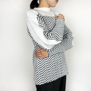 Pull en tricot épais pour femmes, automne et hiver, coton, service OEM ODM, vêtements pour femmes, pull décontracté, faible MOQ - Product Image 1