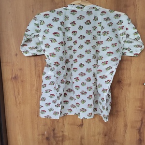 Robe kimono en coton bleu de qualité supérieure, grande taille, imprimé floral fait main, vêtements de détente, prix de gros disponible - Product Image 3