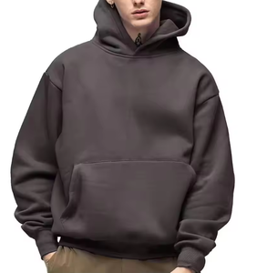 เสื้อฮู้ดดี้ผู้ชายแบบสั่งทำพิเศษ OEM ทรงโอเวอร์ไซส์ ผ้าฟลีซกันหนาว พร้อมลายปักและลายพิมพ์ - Product Image 1
