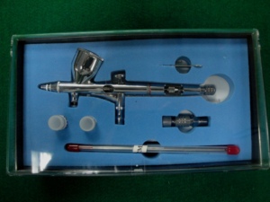 Aerógrafo HC0212 |   Aerógrafo Portátil de Aluminio de Doble Acción con Botón de Presión para Maquillaje, Arte de Uñas y Automoción - Venta al por Mayor - Product Image 2