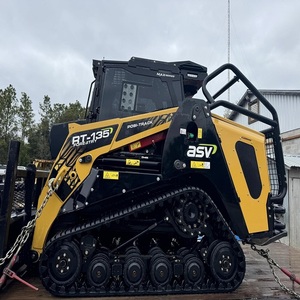 Cargadora compacta de servicio pesado ASV RT 135 diseñada para trabajos de construcción con sistema de bomba hidráulica, motor y caja de cambios Eaton - Product Image 6