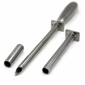 ชุดเครื่องมือผ่าตัดสัตว์แบบใช้ซ้ำได้ ทำจากสแตนเลส พร้อมชุดโทรการ์ - Product Image 1