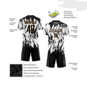 Tenue de football pour homme, taille adulte et junior, coupe classique, 100 % haute qualité, ensemble de tenue de football unisexe de qualité supérieure - Product Image 6