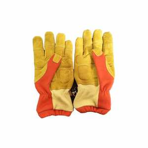 Safety Fire Resistant <b>Gloves</b> Leather <b>Gloves</b> for Firefighting - Product Image 3