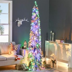 Albero di Natale di 2,1 m con Luci, Decorazione Festiva per Celebrazioni Natalizie - Product Image 1