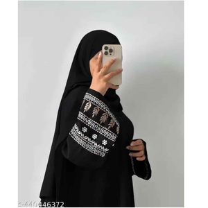 New Design Women Abaya with Heavy 3D Embroidery Beaded Islamic Maxi <b>Dress</b> <b>for</b> <b>Eid</b> Ramadan Party Wear Available <b>for</b> Best Price - Product Image 6