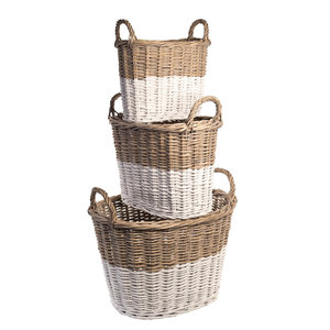 Home Decor <b>Woven</b> <b>Baskets</b> Rattan Storage Organizing <b>Basket</b> - Product Image 2