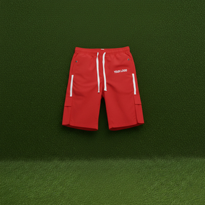 Custom Made 100% Cotton Windproof & Waterproof <b>Lightweight</b> OEM Service Solid Men Hip Hop Style Relaxed Fit <b>Cargo</b> Pockets <b>Shorts</b> - Product Image 5