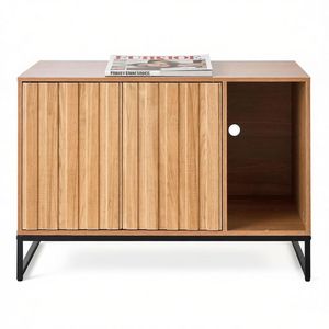 Mobiletto in Legno per Lettiera Gatti con Accessori - Product Image 3