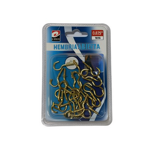 Crochets muraux et patères HEMBRIA ABIERTA avec vis à œillet de 0,625 mm, design crochet léger - Product Image 1