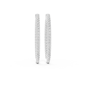 Pendientes de Moissanita al por Mayor, Oro de 14K y 18K, Micro Pavé Redondo, Certificado IGI, Joyería para Aniversario y Fiesta - Product Image 1