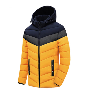 Veste matelassée en tissu recyclé écologique pour homme, veste coupe-vent imperméable pour l'extérieur - Product Image 2