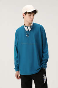 Venta al por mayor personalizada camiseta a granel Unisex de talla grande en blanco cuello redondo camisetas de manga larga para diseño de logotipo - Product Image 5