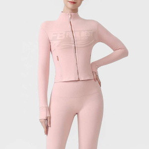 Haut de sport sculptant pour femme, coupe courte, haute élasticité, séchage rapide, pour yoga et gym, longueur intégrale, de notre entrepôt américain premium - Product Image 3