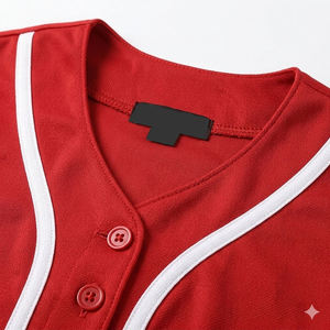 เสื้อเบสบอลผู้หญิงแบบสลิมฟิต ปักโลโก้ได้ตามต้องการ ชุดซอฟต์บอลติดกระดุมเต็มตัว เสื้อทีม ระบายอากาศได้ดี ผลิตจากโพลีเอสเตอร์ เสื้อผ้ากีฬา สตรีทแวร์ - Product Image 4