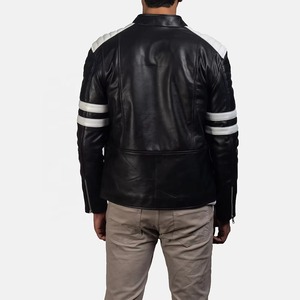 Veste en cuir pour homme, coupe ajustée élégante, respirante, très demandée, vestes en cuir de haute qualité pour homme, veste en cuir tendance pour l'hiver - Product Image 2