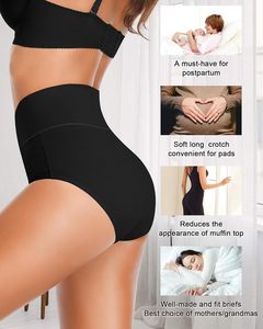 Custom Women's Solid Everyday Cotton Spandex Seamless High-Waist Breathable Eco-Friendly Quick Dry <b>Stretch</b> Bow <b>Machine</b>-Washable - Product Image 4
