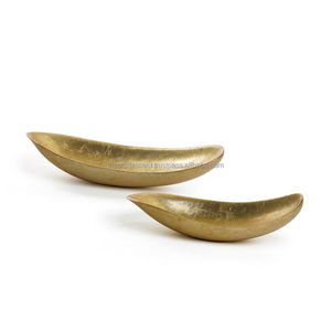 Wholesale Luxury Handmade Metal Bowl Custom Gold Aluminum Polished Decorative Fruit Dinnerware for Home Kitchen Use - Product Image 2