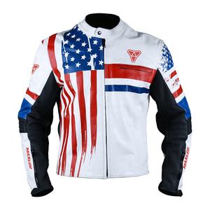 เสื้อแจ็คเก็ตมอเตอร์ไซค์โพลีเอสเตอร์แบบยูนิเซ็กซ์ ได้รับมาตรฐาน CE กันน้ำ ระบายอากาศ กันลม สำหรับทุกฤดู แจ็คเก็ตขี่มอเตอร์ไซค์ทันสมัย - Product Image 1