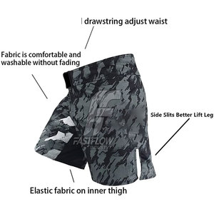 Servicios OEM, Precio Razonable, Shorts de MMA, Último Estilo, Diseño Personalizado, MOQ Bajo, Shorts de MMA para Hombre - Product Image 5