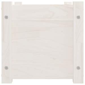 Ensemble de 2 jardinières en pin massif blanc, taille moyenne, durables, pour fleurs et plantes - Product Image 5