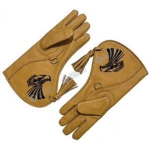 Guantes de Cetrería de Alta Calidad con Diseño Nuevo y Moderno, Precio al por Mayor, Servicio OEM ODM, Resistentes, con Logotipo Bordado Personalizado - Product Image 5