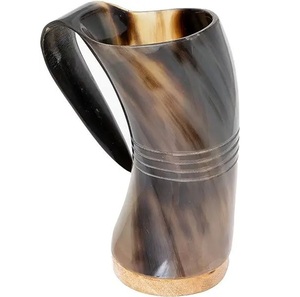 Unique Style High Quality Viking Horn Mug Drinking Horn Mug and Latest Design Coffee Cup Wholesale Price Kitchenware Used - Product Image 1