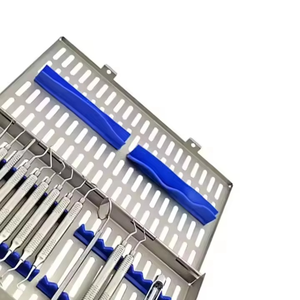 ชุดเครื่องมือคอมโพสิตทางทันตกรรมระดับพรีเมียม DENTRIC IMPLANTS ชุดเครื่องมือผ่าตัดทำจากเหล็กกล้าไร้สนิมเกรดศัลยกรรม พร้อมกล่องฆ่าเชื้อสำหรับงานบูรณะฟัน - Product Image 5