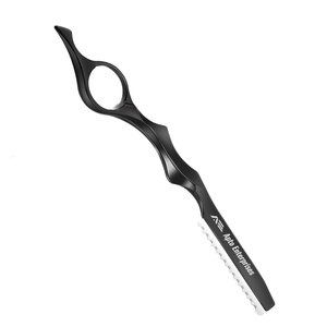 Peigne rasoir professionnel pour coiffure, peigne à effiler les cheveux, peigne de coupe avec lames de rechange en acier inoxydable pour une finition lisse - Product Image 4