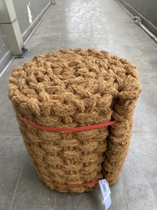 Natural Coir Mat Outdoor for Road Lining Erosion Control Widely Used <b>Roll</b> Shape Brown Color - Product Image 6
