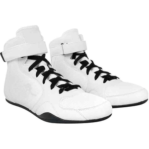 Custom Brand White High Top Boxing Shoes Lace-Up Breathable Leather Training <b>Cheap</b> Price OEM ODM Service Customize Packaging - Product Image 6