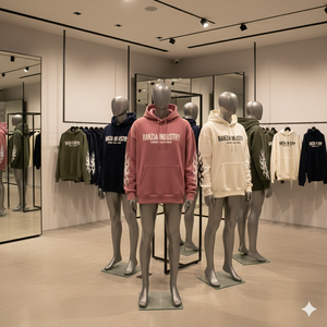 Sudadera con capucha y cremallera para hombre de marca privada Ranzia Industry, venta al por mayor, 100% algodón, bordado e impresión personalizados - Product Image 1