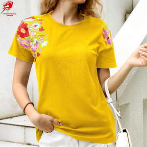 Camisetas Bordadas Elegantes para Mujer, Top Informal Ligero para Moda Urbana y Uso Diario a un Precio Razonable - Product Image 3
